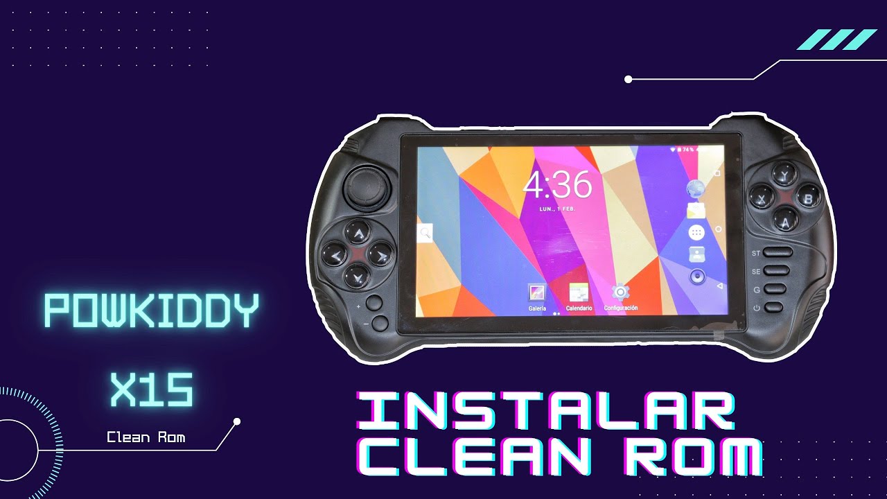 Rom Limpia para Powkiddy X15 de 32GB Clean Rom