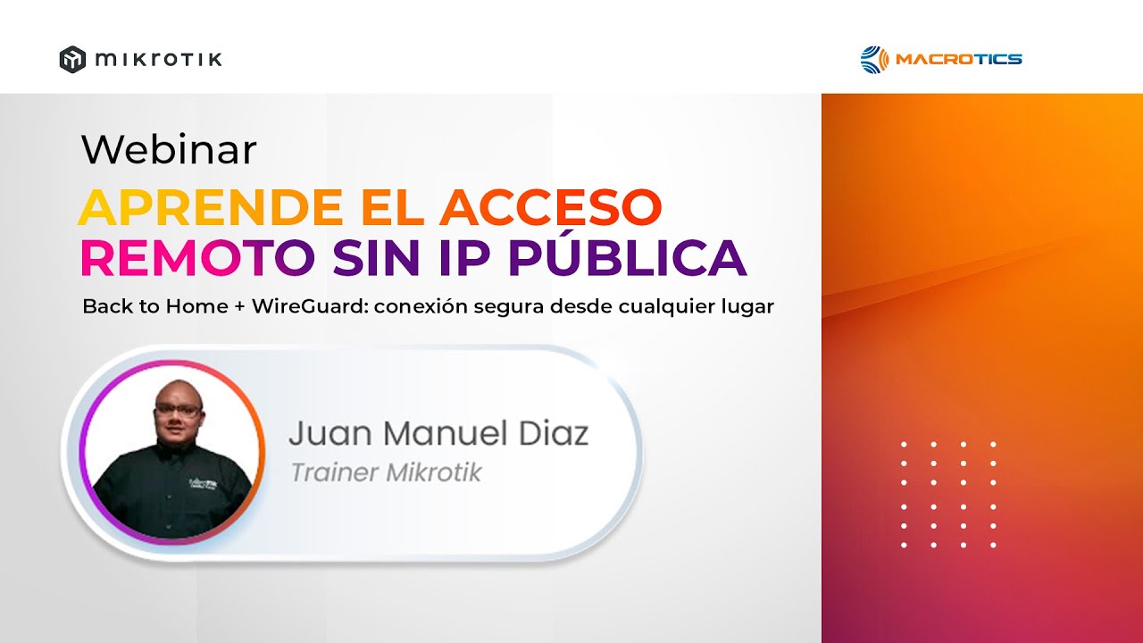 Conexión remota fácil con MikroTik y WireGuard