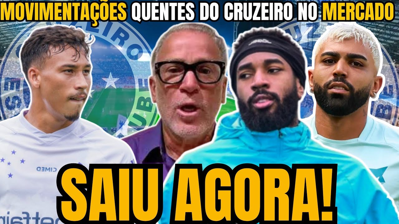🚨JAECI TRAZ NOT&Iacute;CIAS DO CRUZEIRO NO MERCADO DA BOLA | VEJA AGORA!🔥