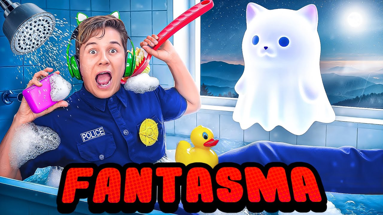 O FANTASMA DA VILA do Gato Galactico + Música 🎵 Sinal de Alerta