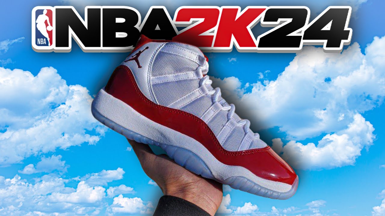 HOW TO MAKE Air Jordan 11 “Cherry” In NBA 2K24 Shoe Creator