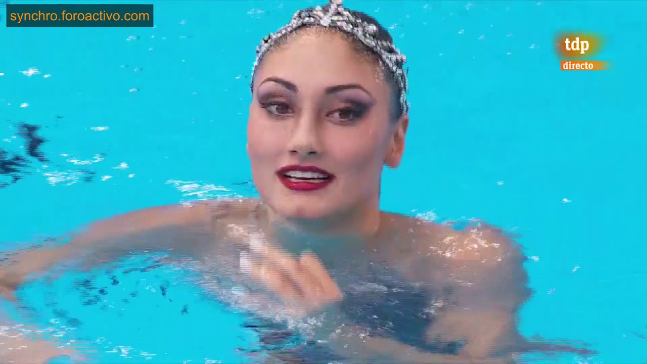 Evangelia Platanioti (GRE) Solo Free Final Glasgow European Championships 2018