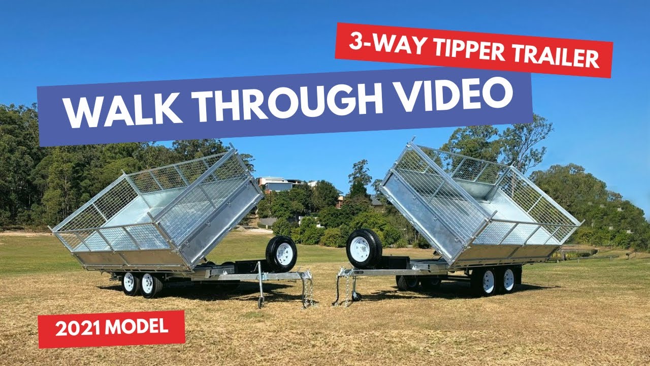 Walk Through - 3 Way Tipping Trailer
