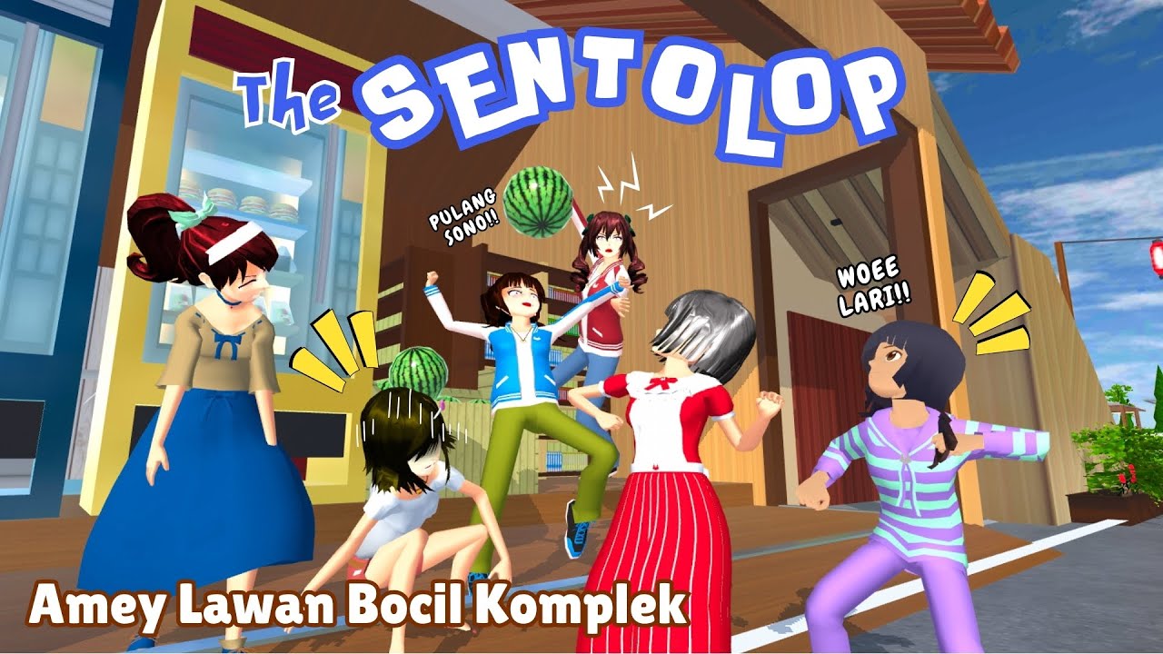 The SENTOLOP [ Amey VS Bocil Komplek ] #3 | SAKURA SCHOOL SIMULATOR