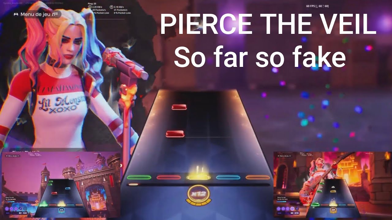 PIERCE THE VEIL - So far so fake #piercetheveil #fortnitefestival 