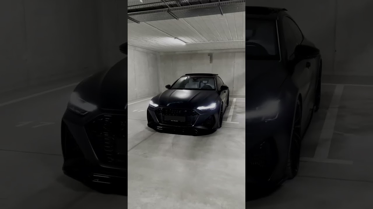 #Audi #RS7 in Matte Black 🔥