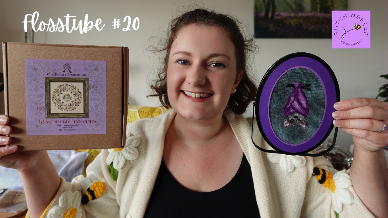 Flosstube #20 - FFOs, Halloween Stitchy Plans & Too Much Haul!!