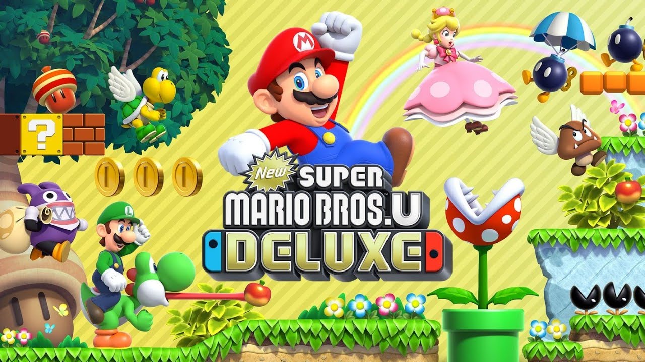 New Super Mario Bros.U Deluxe : 1# La Plaine du grand chêne à 100%
