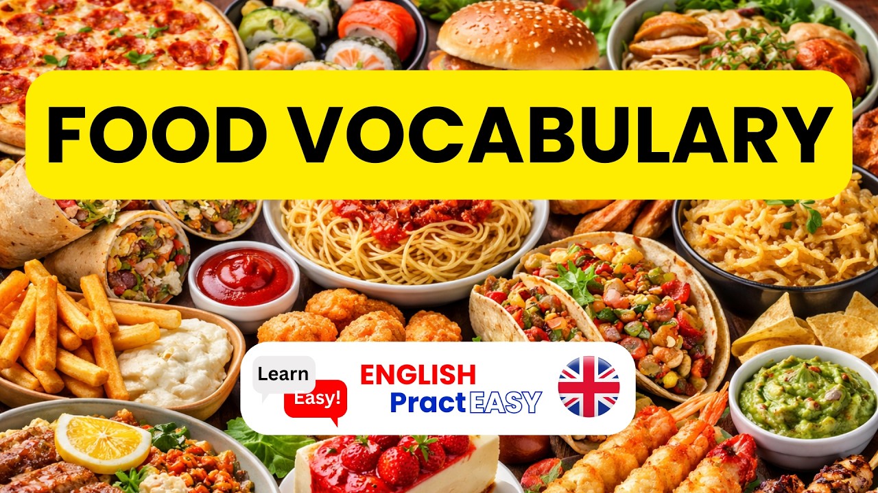 Food Vocabulary | Food Names in English — Learn English Practice Easy