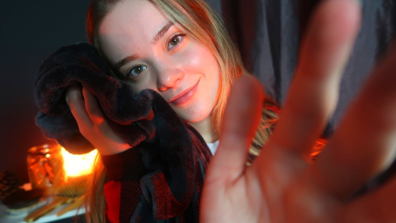 ASMR Let's Get COZY By The FIRE! 🔥 WOOD Sounds Roleplay, Crackling Fire Sound, Tapping, White Noise