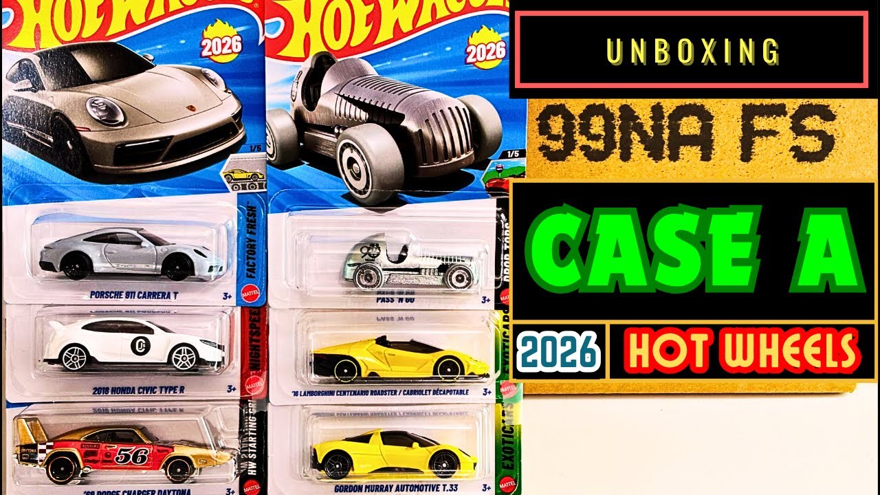 Unboxing - Hot Wheels 2026 Case A