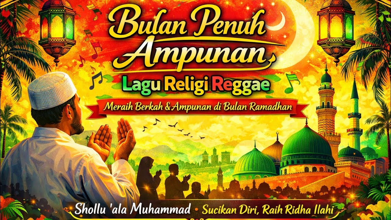 BULAN PENUH AMPUNAN 🌙 Lagu Religi Reggae Ramadhan 2026 | Sholawat Merdu Penyejuk Hati