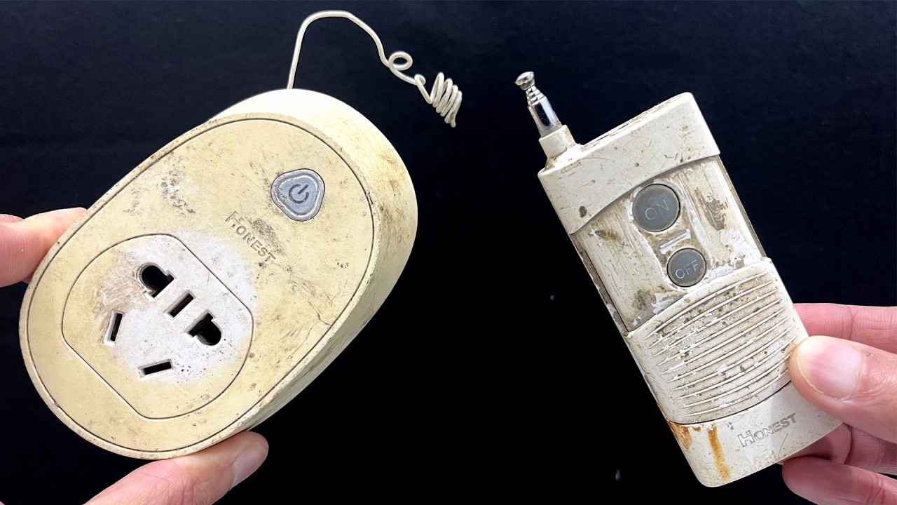 This Dead Remote Control Outlet Came Back to Life! ⚡😱