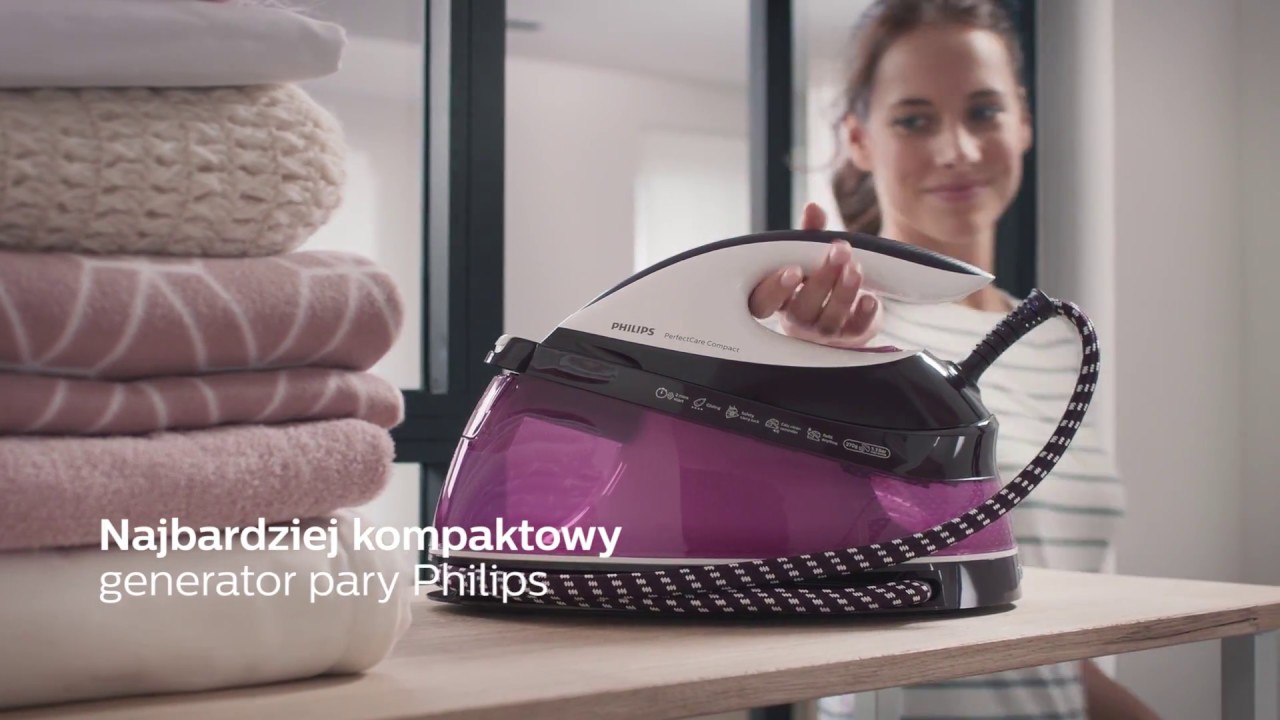 PerfectCare Compact – odkryj najbardziej kompaktowy generator pary Philips