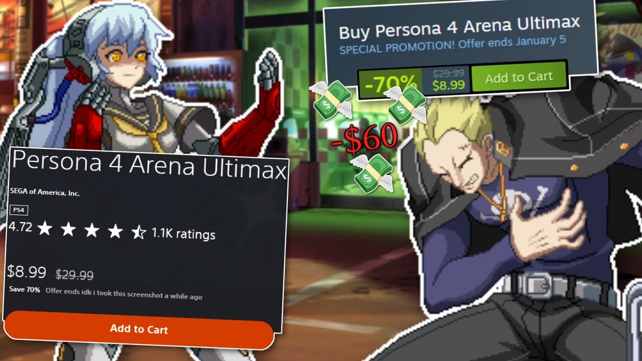 I got ripped off AND I lost? - Persona 4 Arena Ultimax