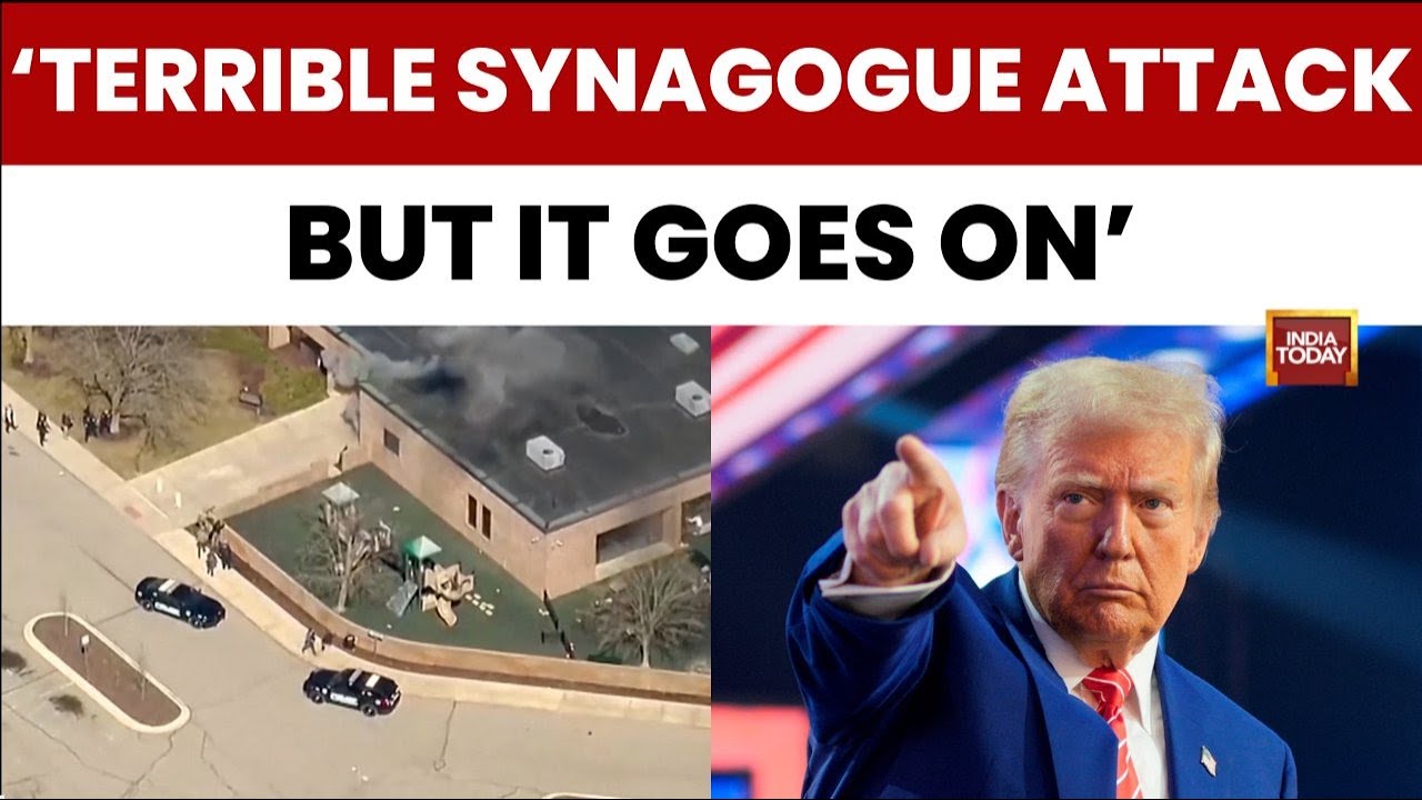 Michigan Synagogue Attack: Trump Reacts To Attack At Temple Israel; Gunman Shot Dead By Security