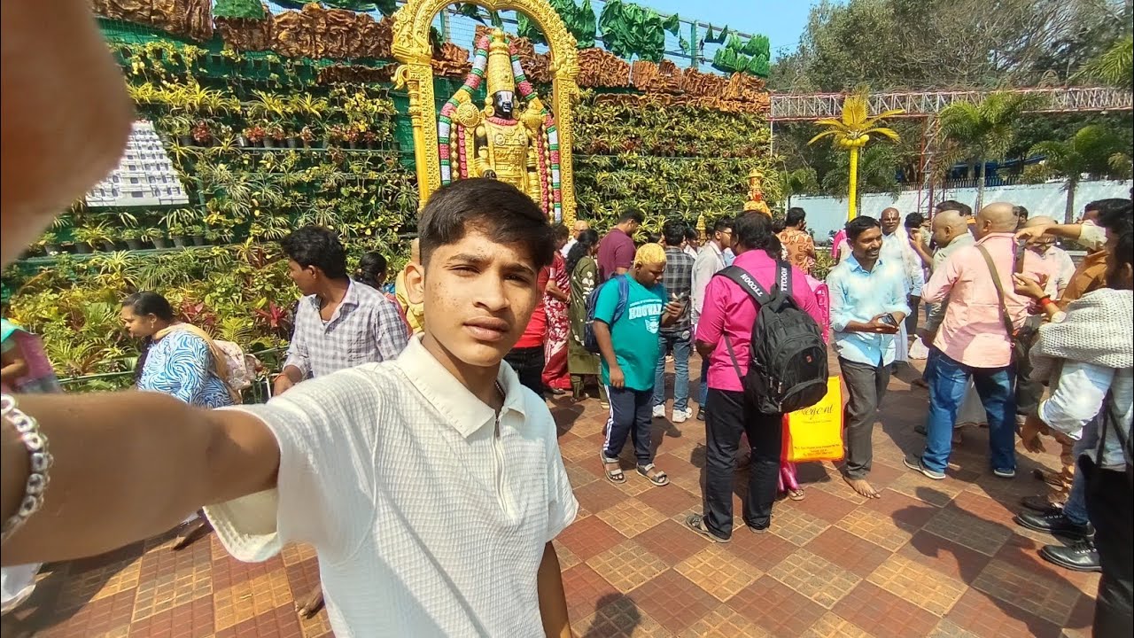 In tirumala going to Darshan 🙏