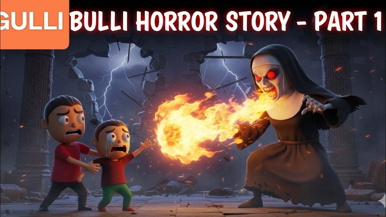 Evil Nun Vs Gulli Bulli Horror Story Part 1 |Evile Nun #gullibulli #horrorstories 