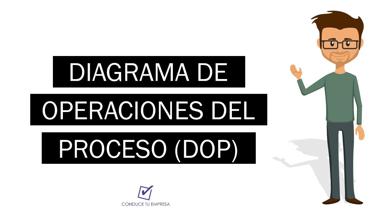 Diagrama de Operaciones del Proceso (DOP) | Objetivo - Simbología - Ejemplos