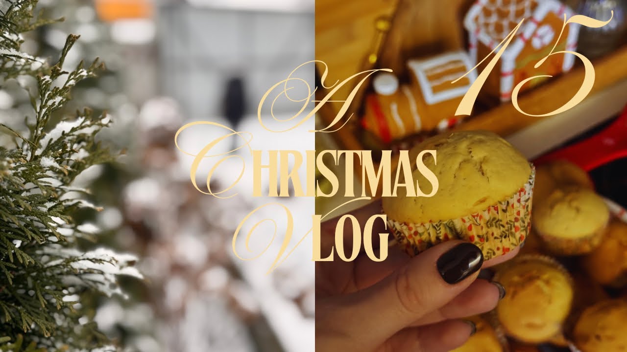ВЛОГМАС 15🎄Нарешті сніг❄️ Апельсинові кекси🍊