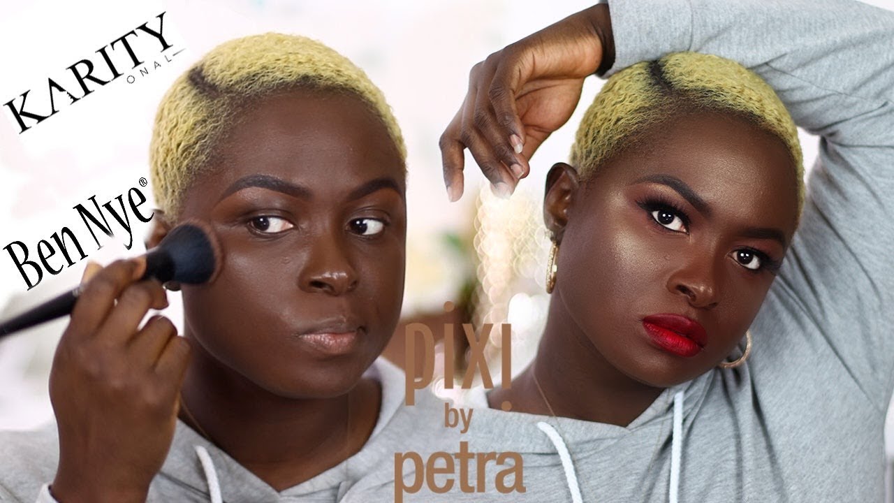 TRYING OUT THE BEN NYE HD MATTE FOUNDATION &  OTHER NEW MAKEUP | OHEMAA BONSU
