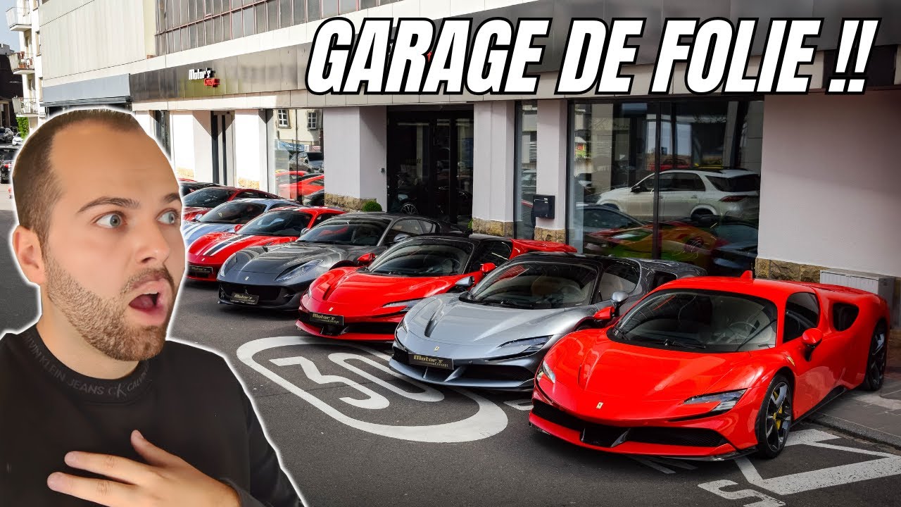 DES MILLIONS D'EUROS EN STOCK ! Le plus BEAU Garage de LUXEMBOURG ?? 😍