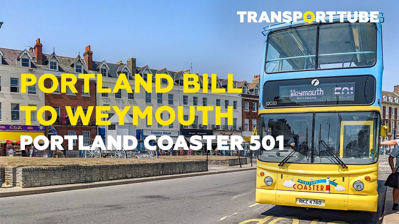 Portland Bill to Weymouth | Portland Coaster 501 | Realtime