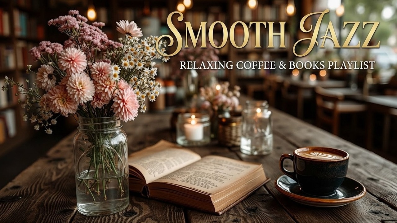 Атмосфера смус-джаз кафе - Расслабляющая музыка для учебы и концентрации