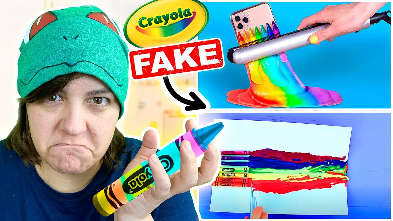 Debunking 7 FAKE Crayola Hacks Viral Videos Troom Troom