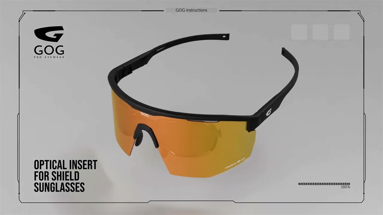 GOG Optical Insert For Shield Sunglasses