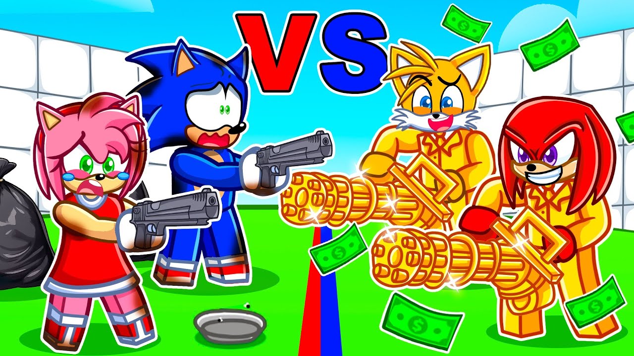 RICO vs POBRE en Roblox Rivals!