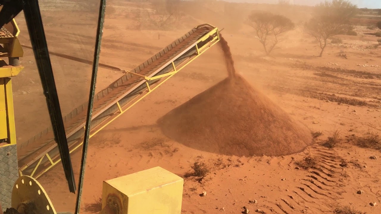 Our new Dryblower 10-5-2021 with the damp soil after the rain.