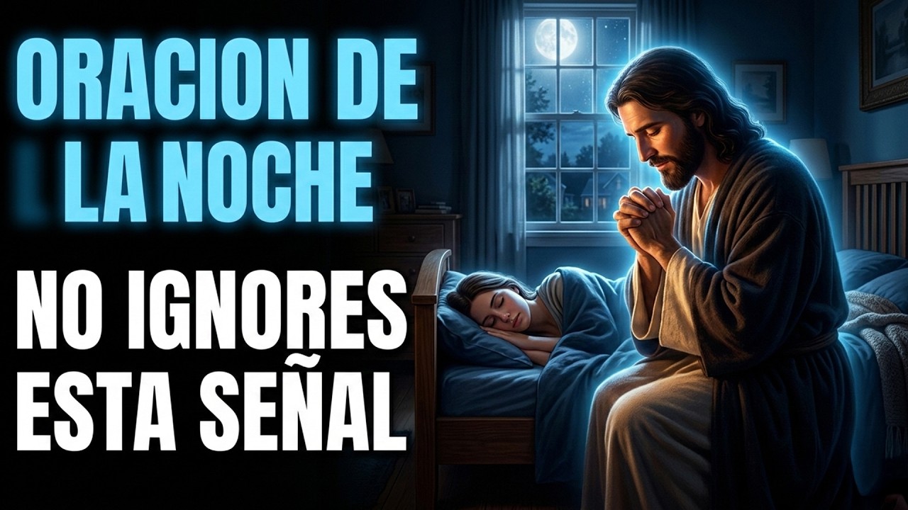 Entrega Tus Cargas Esta Noche 🙏🕊️  Oración Cristiana Para Dormir en Paz