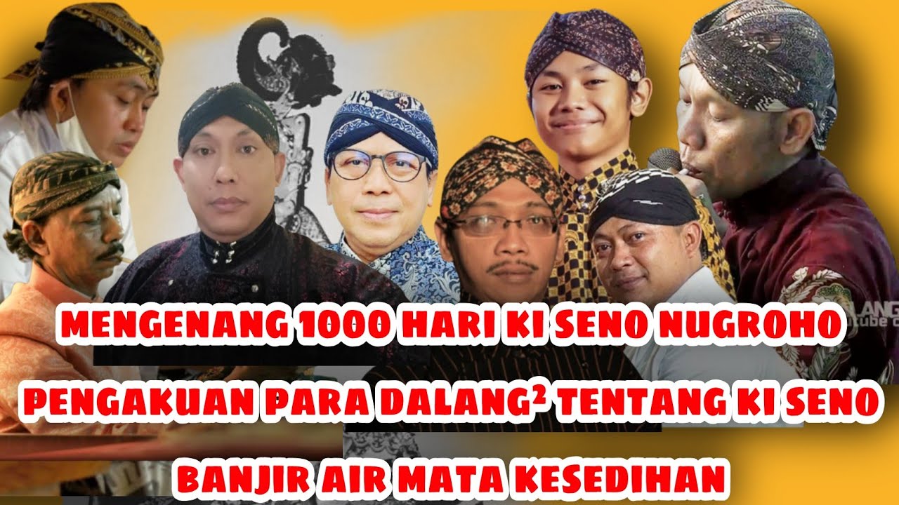 Banjir Air Mata Saat Para Dalang² Bercerita Tentang Ki Seno, #Mengenang_1000_Hari_KisenoNugrogo