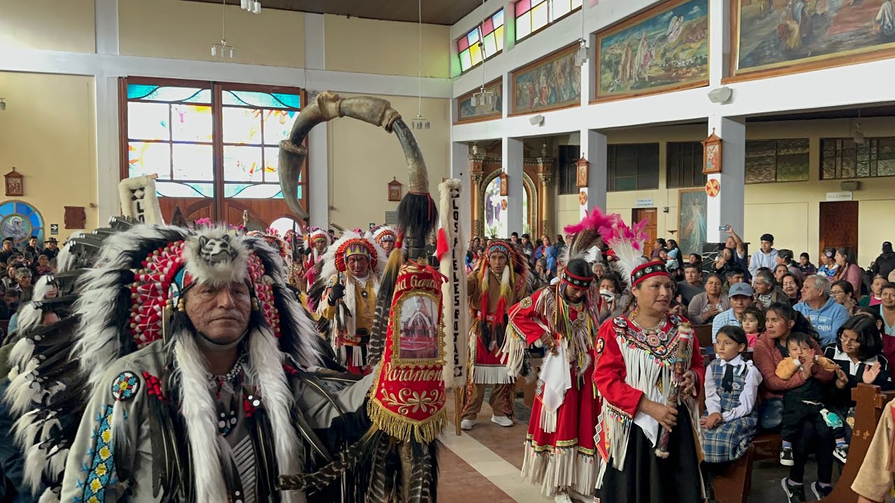 Señor de la Soledad (Huaraz) Iglesia 10 de mayo del 2023 - Pieles Rojas de Paramonga (Alto - Perú)