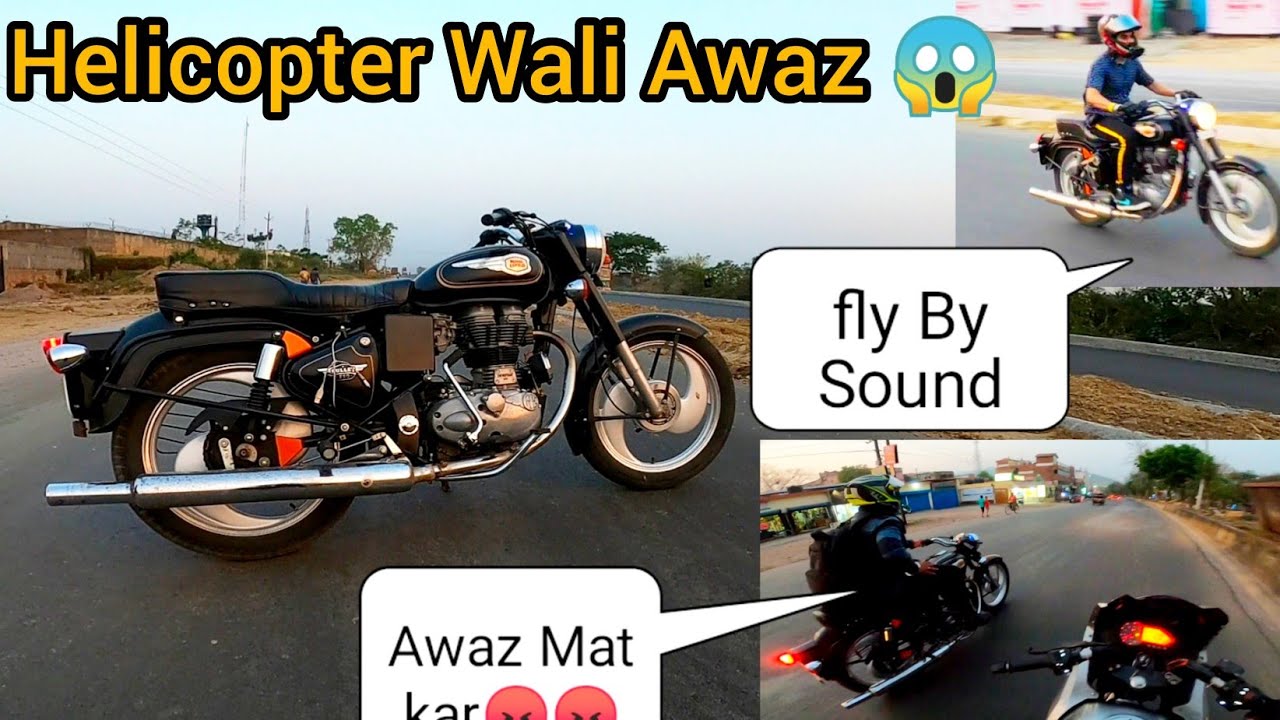 Bullet 350 With C Bend Patiala || Fly by Sound || Rocket Start Ho gyi 😍😍