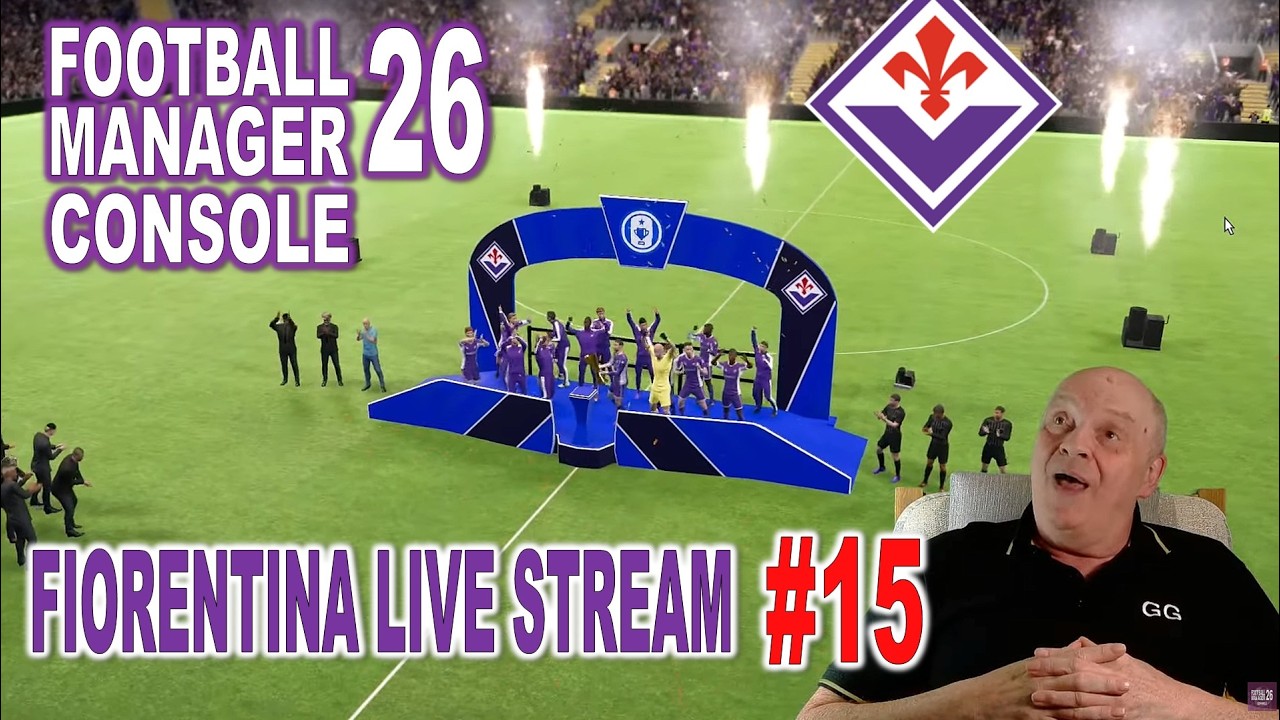 🔴🔵 FM26 🔵 CONSOLE 🔴 ACF FIORENTINA - LIVE STREAM #15 - lets hope THE GAME WORKS TONIGHT