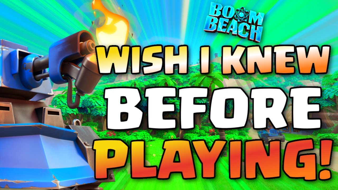 10 Things i WISH i KNEW Before Playing Boom Beach!