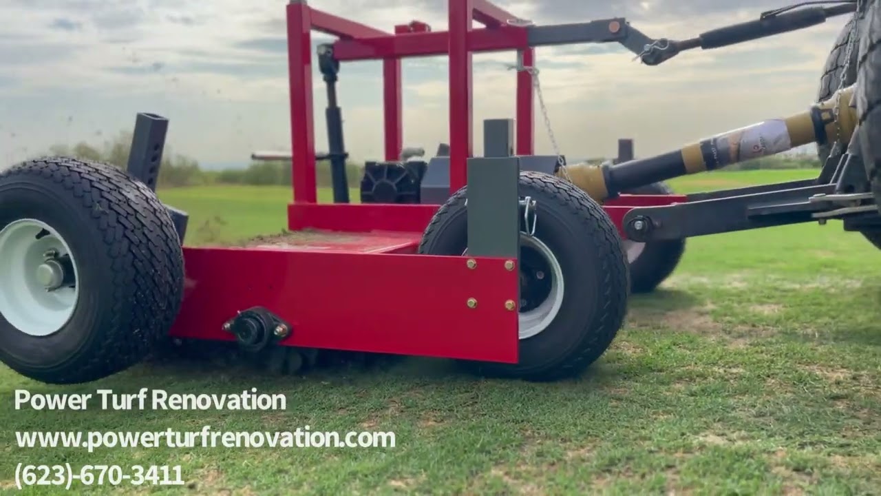 PTO-60 Sports Field Renovation Machine