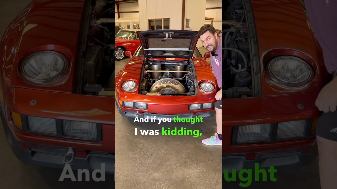 Jet Engine Swapped Porsche 928?!?!