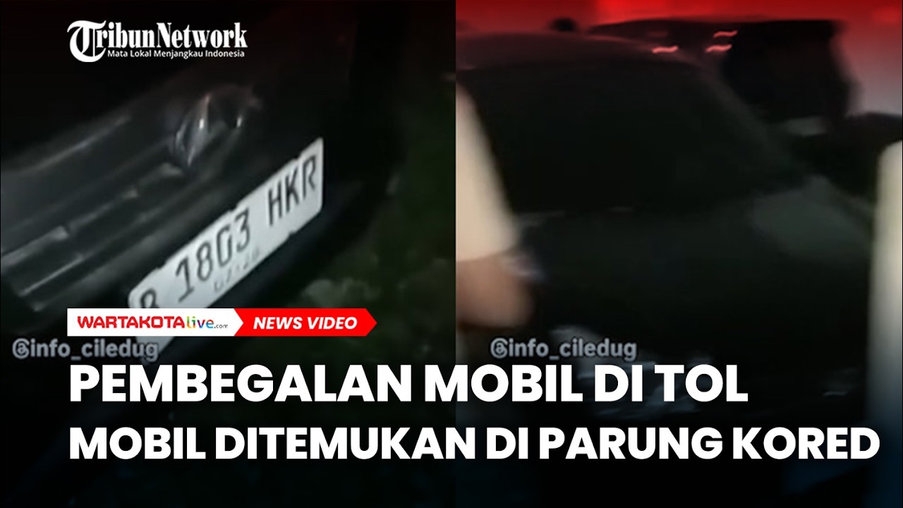 Aksi Pembegalan dan Perampasan Mobil Disertai Kekerasan di Tol Karang Tengah