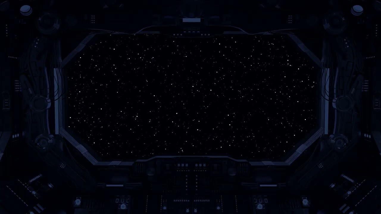 Good Night 🛸 Spaceship Relaxation | White Noise Sounds | Comfortable Space for Deep Sleeping