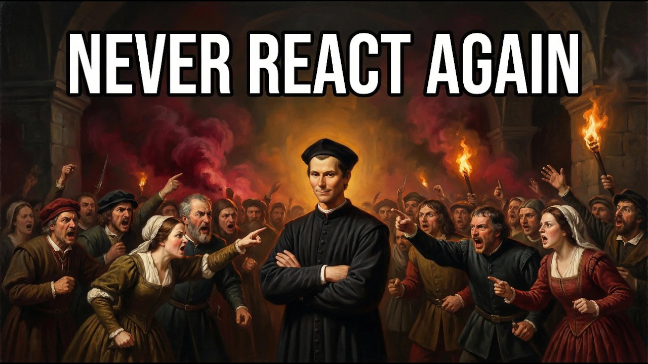 Why Powerful MEN Are Impossible To Provoke | Machiavelli's Dark Psychology