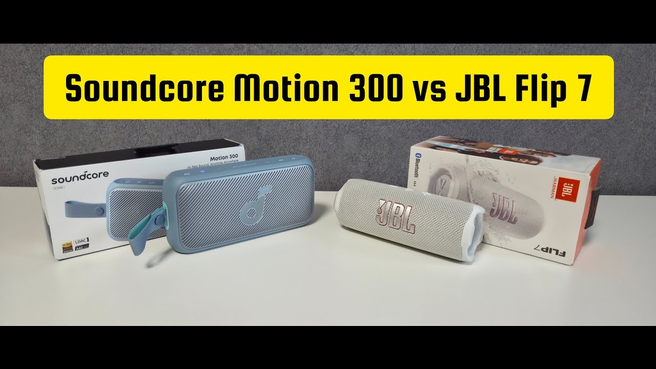 Soundcore Motion 300 vs JBL Flip 7 @BTSoundLab 