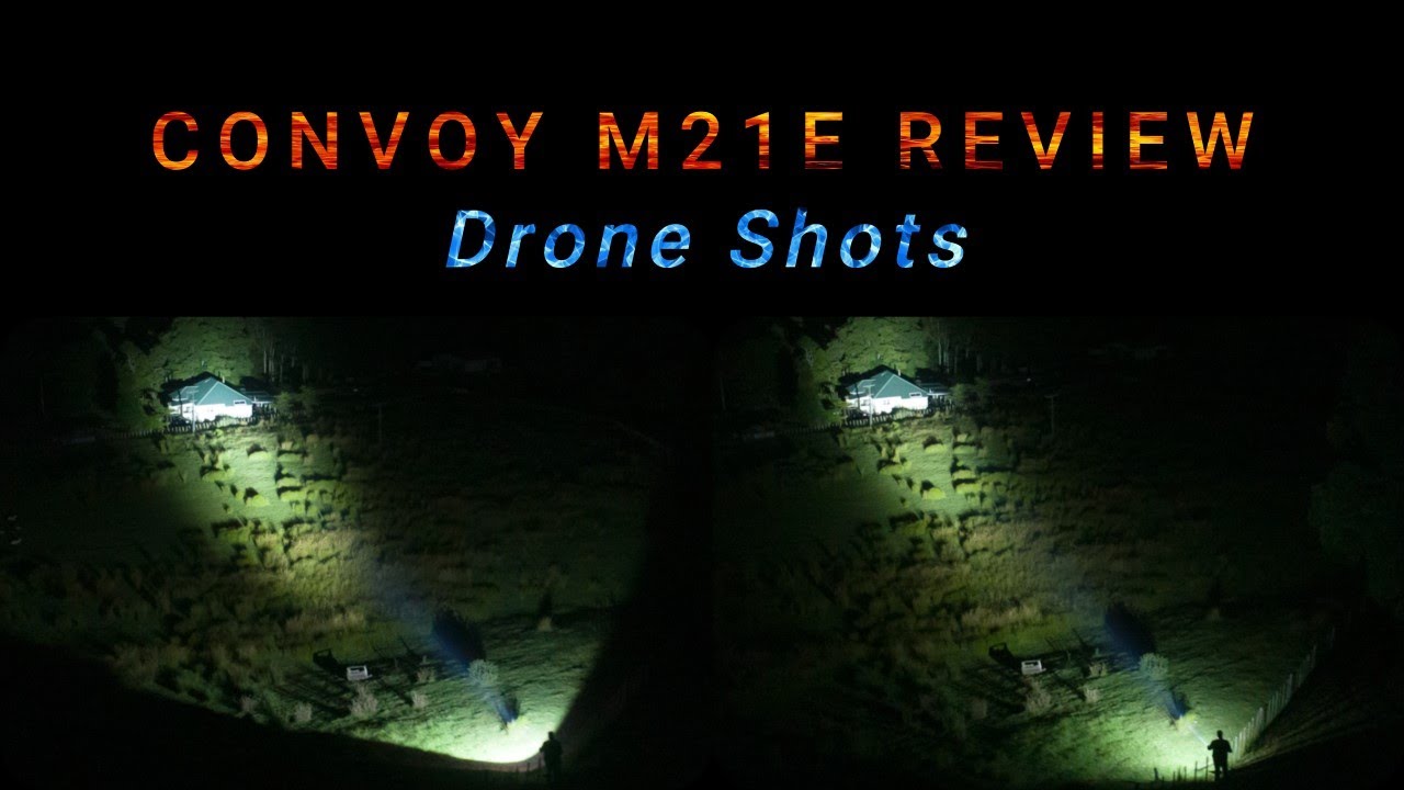 Convoy M21E SFT40 Review, USB C, Thrower, Drone Beamshots VS Sofirn IF22A