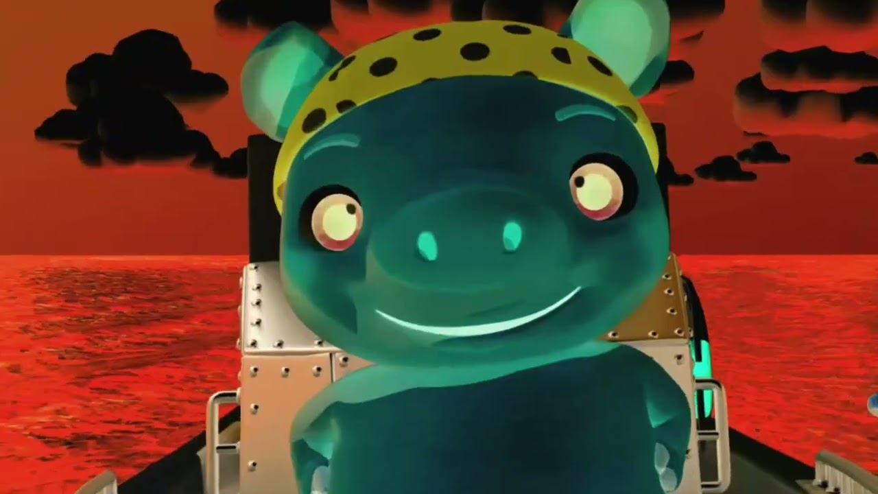 Cocomelon says the pig ships on the alley-alley-oh alley-alley-oh / voice pitch effects 