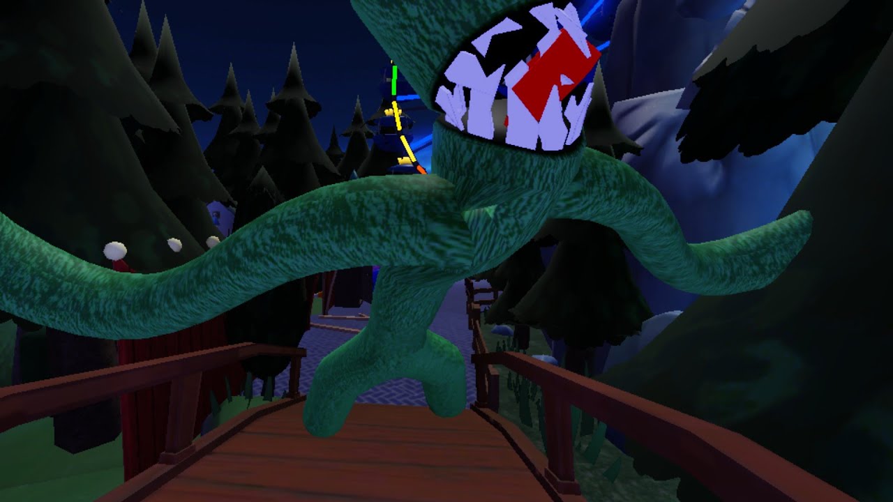 when yellow and green monster attack Roblox rainbow friends #roblox 