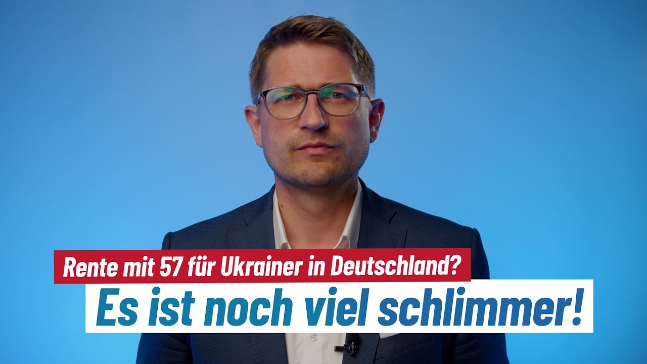 Rente mit 57 f&uuml;r Ukrainer in Deutschland? Es ist viel schlimmer!