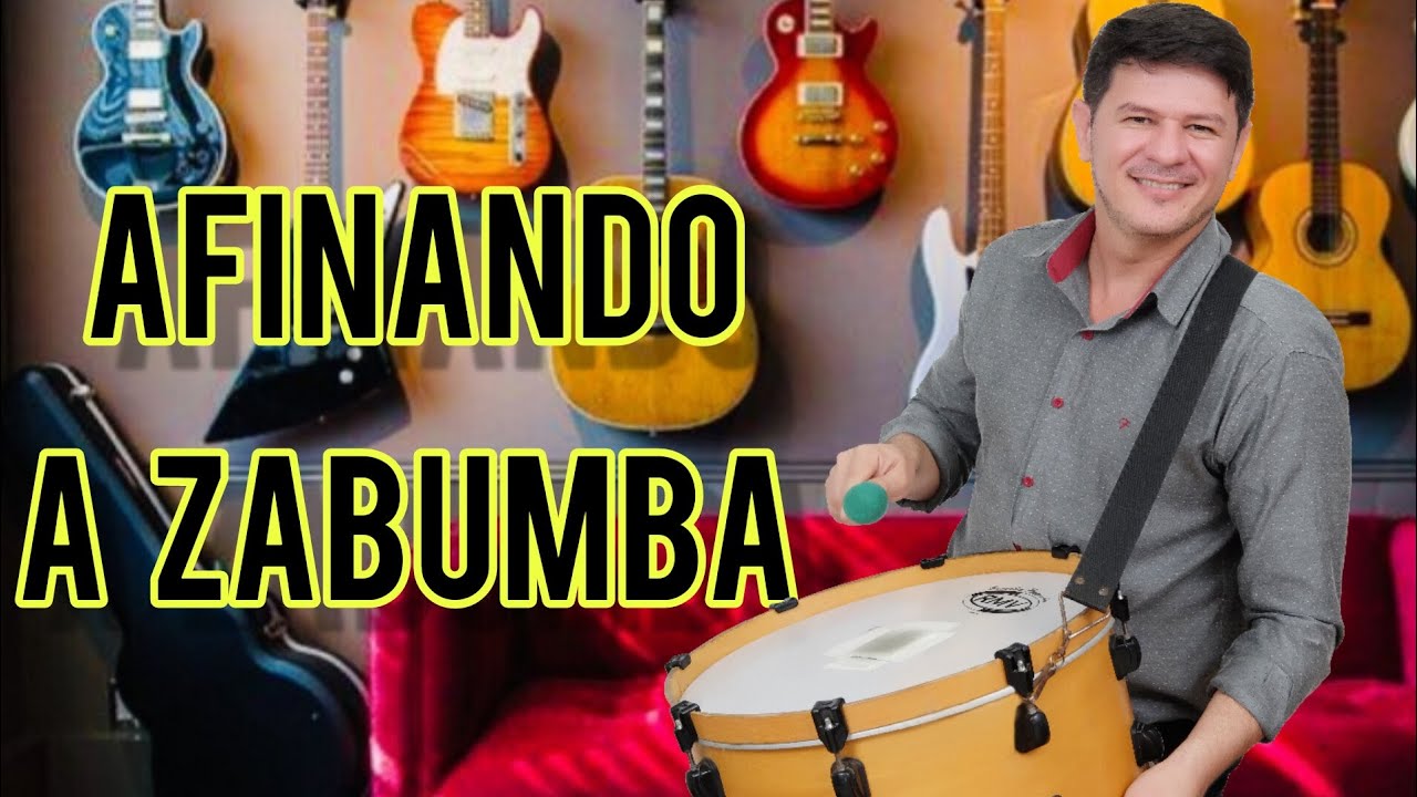 Afinando a Zabumba - não é uma regra - Apenas o Gosto Pessoal