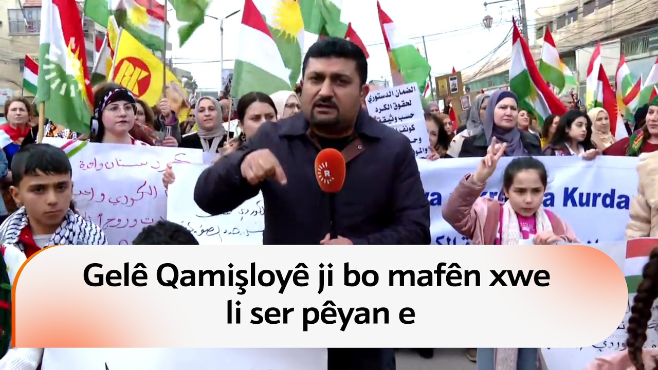 Gelê Qamişloyê ji bo mafên xwe li ser pêyan e